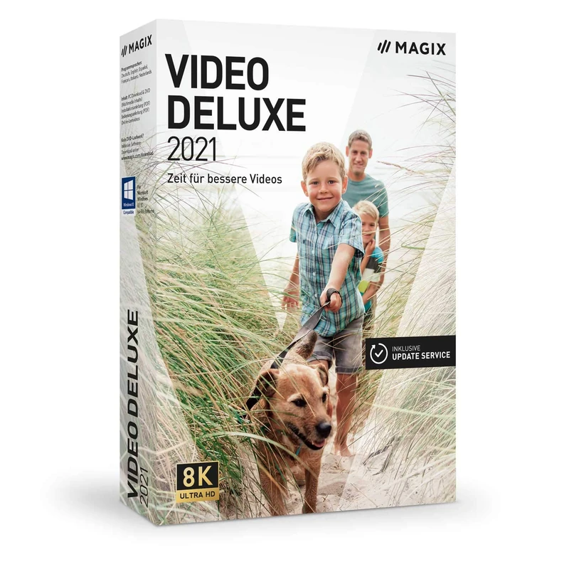 MAGIX Video Deluxe 2021 - PC Video Editing Software - Disc