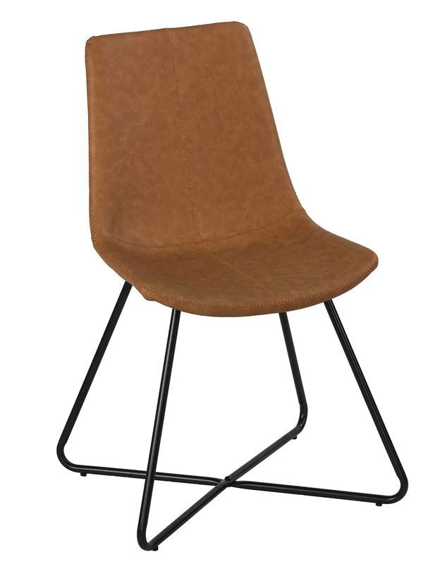 Cortesi Home Tangier Dining Chair, Brown - Image 1