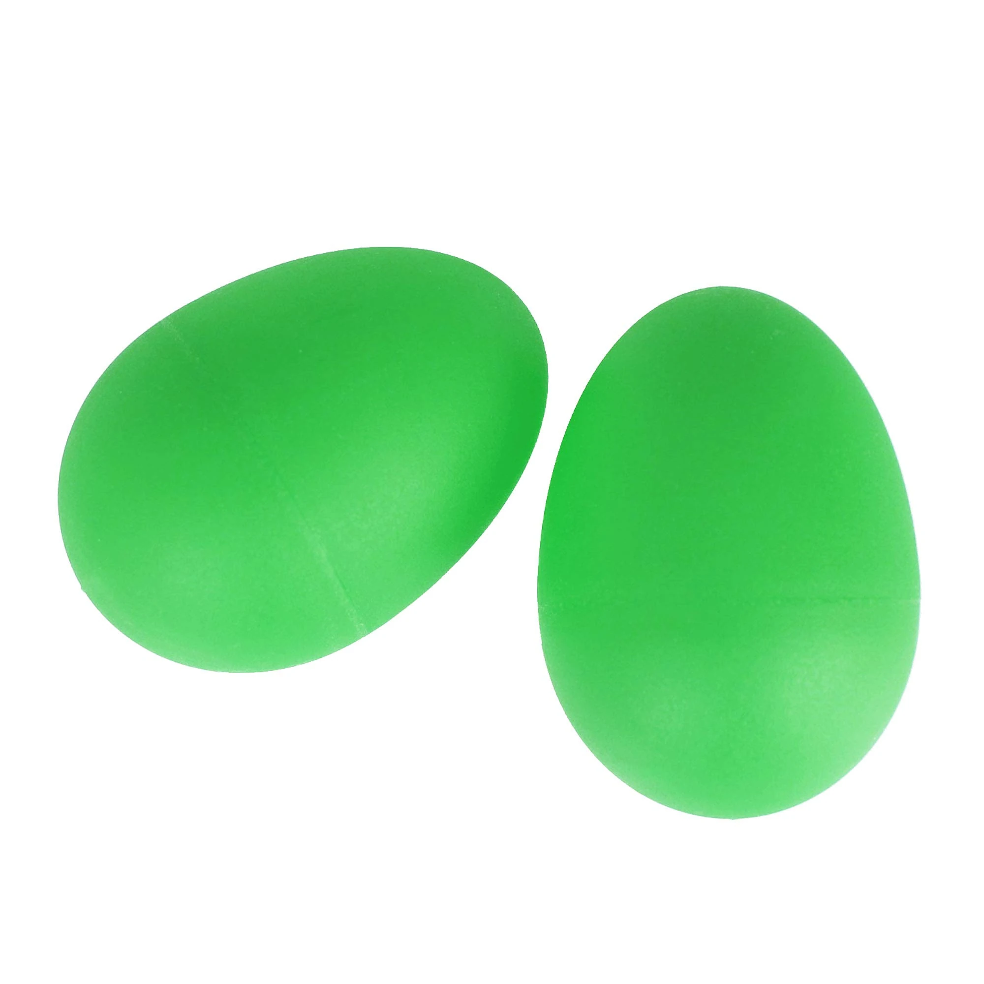A-Star 2 Pcs/Pair Plastic Egg Shakers - Green - Rhythm Egg Maracas