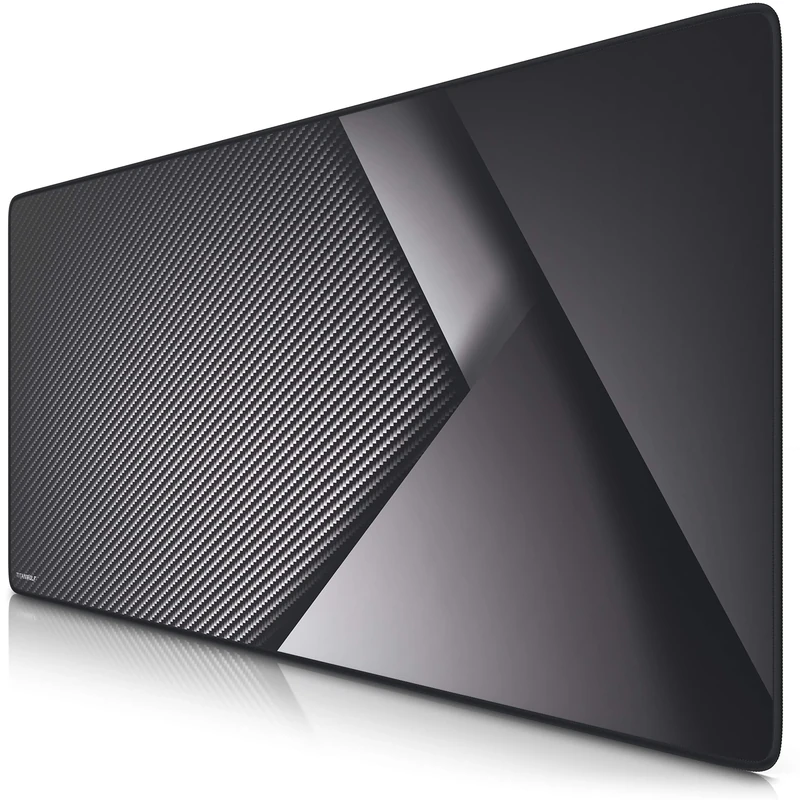 TITANWOLF - XXL Gaming Mouse Pad - 900 x 400 x 3 mm - extra large mouse mat - table mat - improved precision and speed - rubber base for stable grip - washable