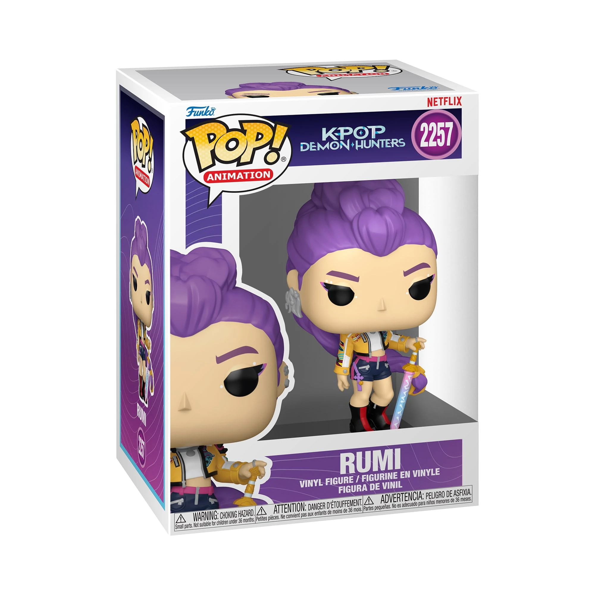 Funko Pop Animation: KPop Demon Hunters - Rumi - Collectable Vinyl Figure - Gift Idea - Official Merchandise - Toys for Kids and Adults - Movies Fans