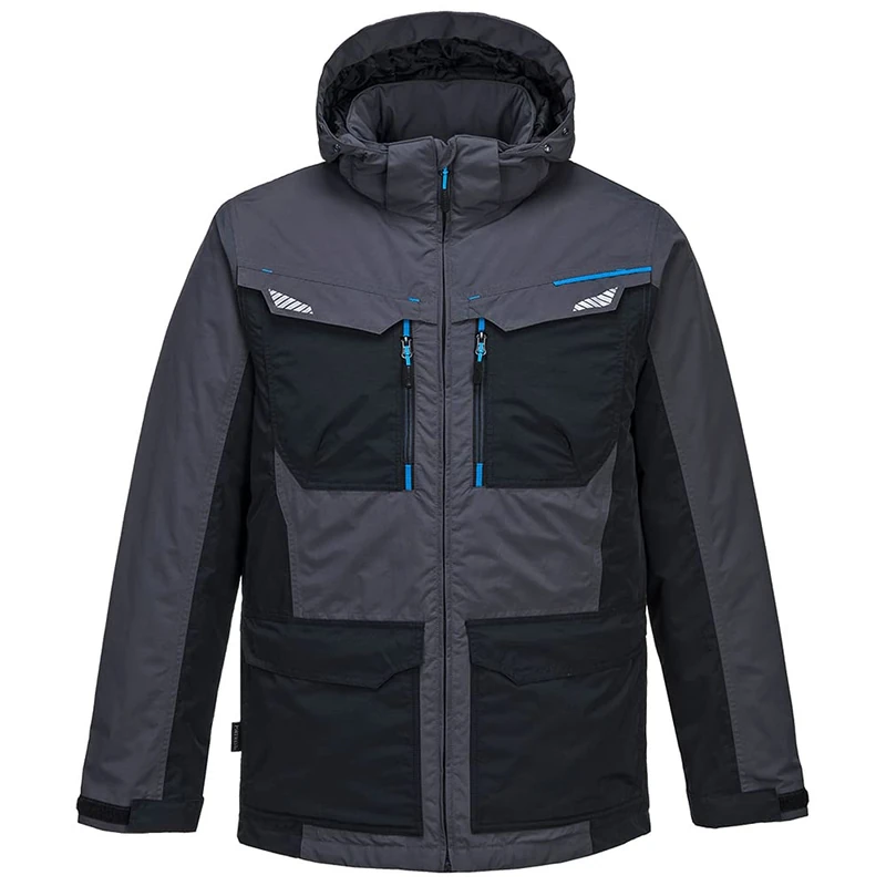 Portwest WX3 Winter Jacket, Size: M, Colour: Metal Grey, T740MGRM