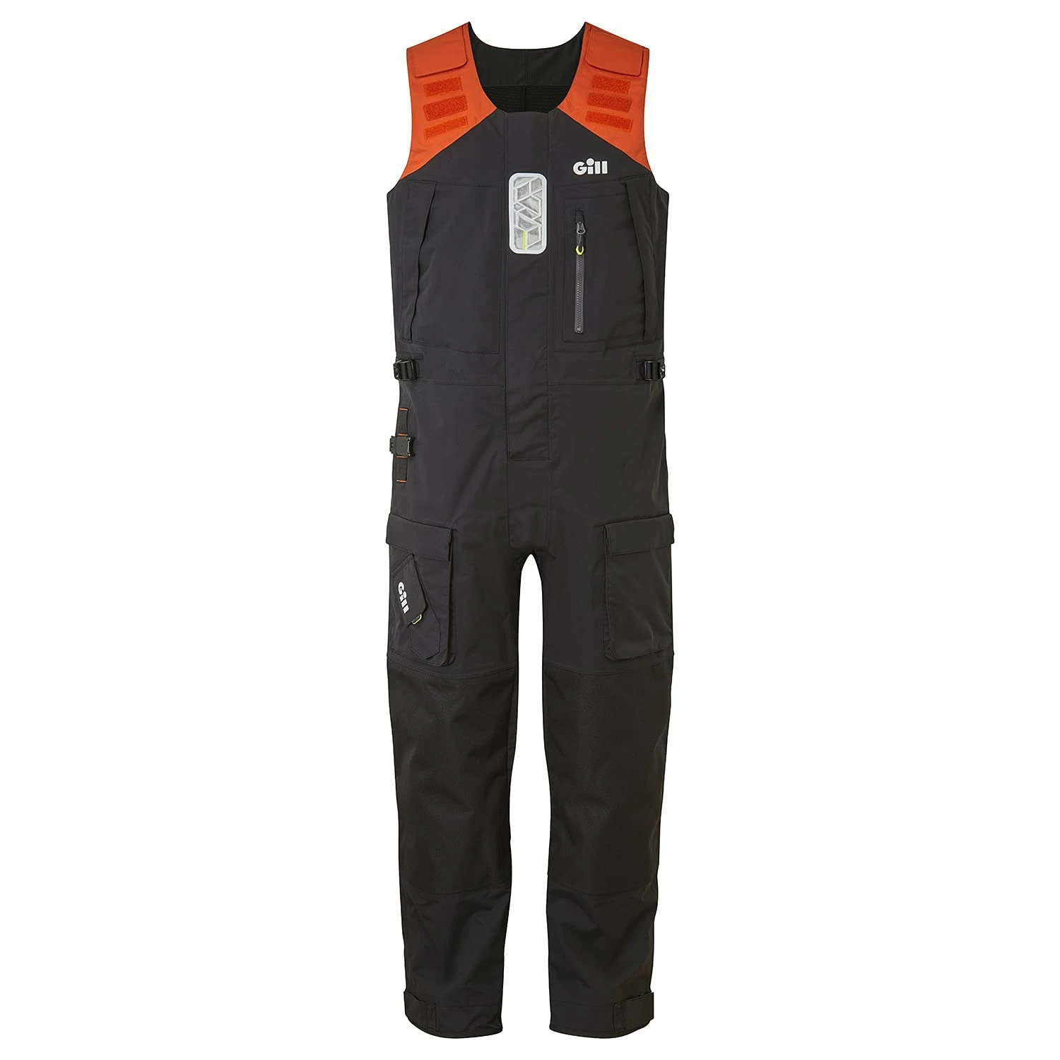 Gill OS1 Ocean Sailing Bib/Trousers - High Performance, Waterproof, Breathable, Durable, High Visiblity, Water & Stain Repellent (Graphite, XS)