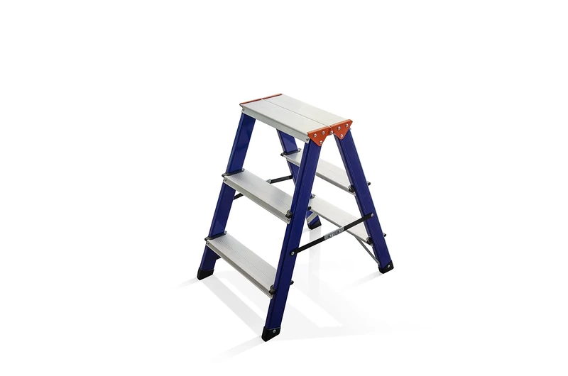 Edma 260255 3 Step Stool Blue