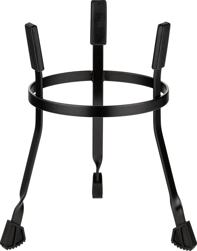 Nino Percussion Conga Basket Stand - Instrument Stand for 9-inch Congas - Powder-Coated Steel, Black (NISTAND-09)
