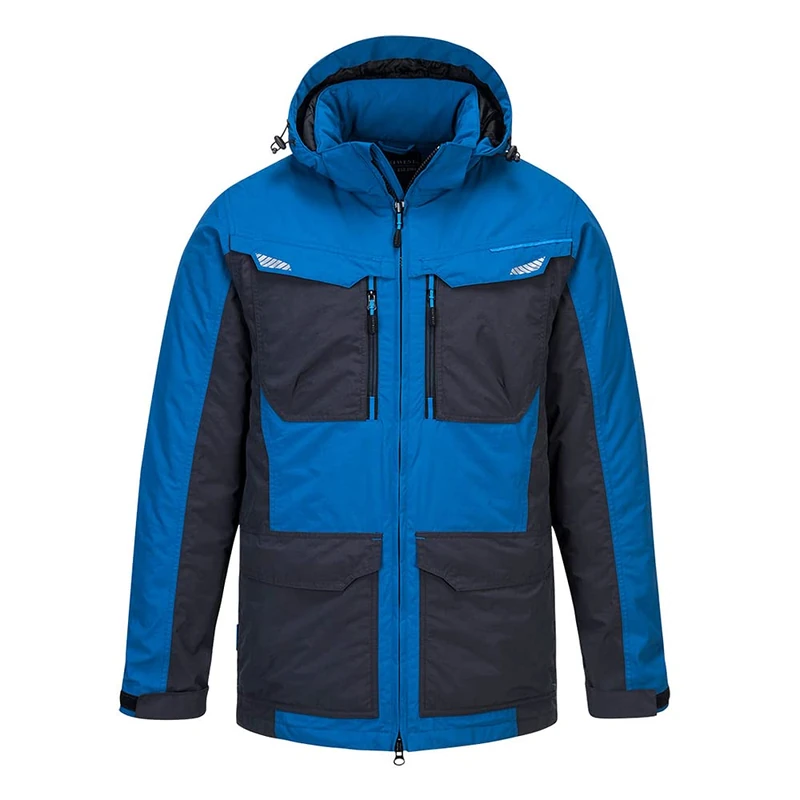 Portwest WX3 Winter Jacket, Size: S, Colour: Persian Blue, T740PBRS