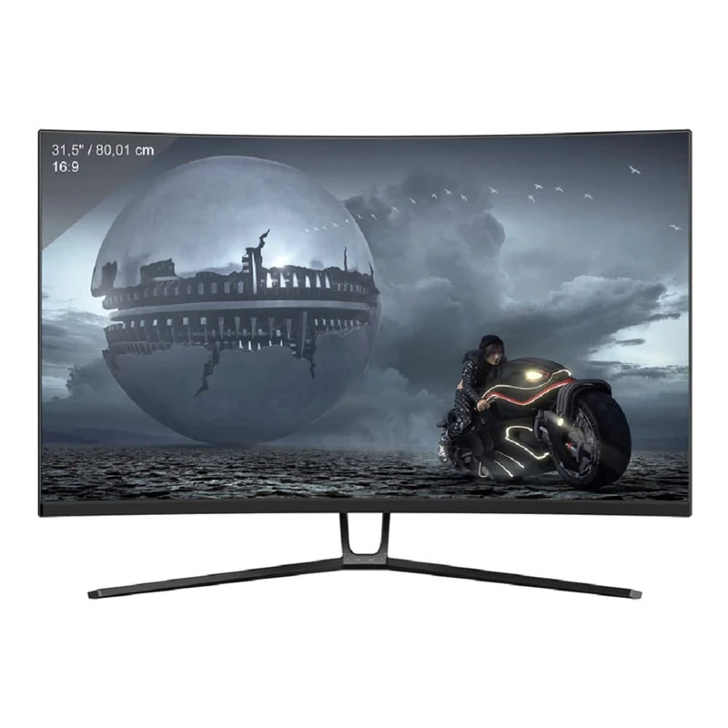 LC-POWER LC-M32-QHD-144-C-V2 computer monitor 80 cm (31.5") 2560 x 1440 Pixels Quad HD Flat Black - Image 1