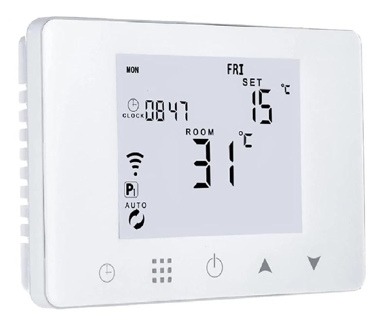 Homcloud CTW Digital Chronothermostat Smart Wi-Fi for Gas and Water Boilers, Wall or Stand Mount 503. WiFi Connectivity Offers Di Compatibility with Alexa or Google