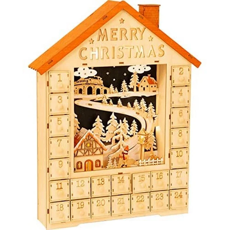 Small Foot Advent Calendar, Decorative, Multicoloured, Normal