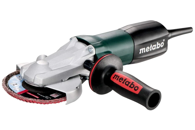 Metabo 613060390 WEF 9-125 Quick 110V, 900W, 5" Flat-Head Angle Grinder with a 43 Degree Angle Reach