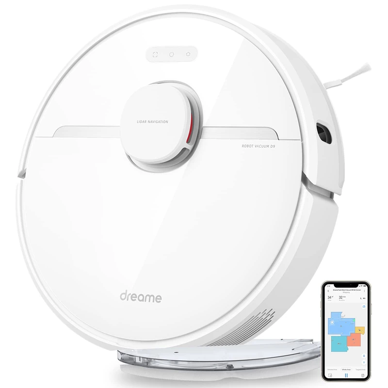Dreametech OB02451 ROBOT ASPIRATEUR VACUUM D9, Black