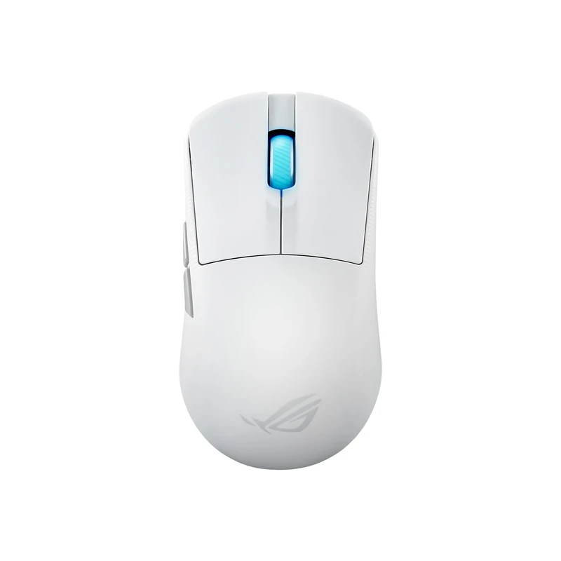 ASUS ROG Harpe Ace Mini Wireless Gaming Mouse, 49g Lightweight, AimPoint Pro 42K Optical Sensor, Optical Micro Switches, ROG Polling Rate Booster, Esports and FPS, Small, Medium, Lunar White