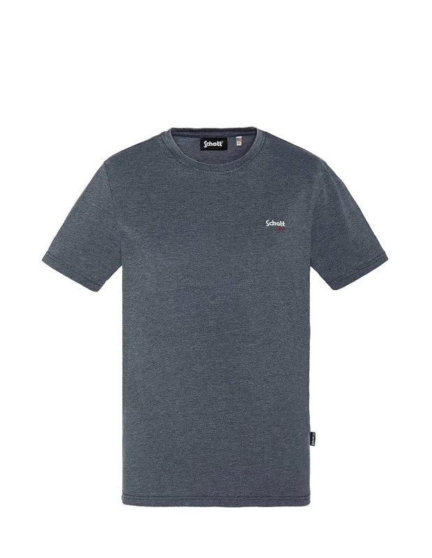 Schott NYC Men's T-Shirt, Navy Blue, S