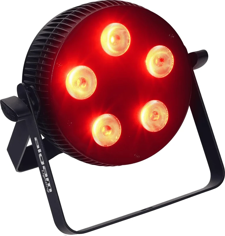 Algam Lighting - SLIMPAR-510-QUAD - 5 x 10W RGBW LED PAR