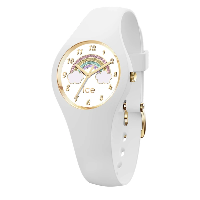 ICE-WATCH - ICE fantasia Rainbow white - Girl's wristwatch with silicon strap - 018423 (Extra small)