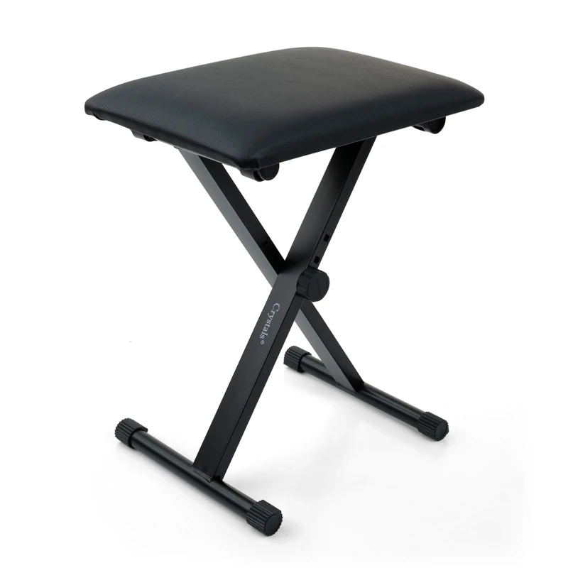 Denny International Adjustable Piano Stool - Folding X Frame