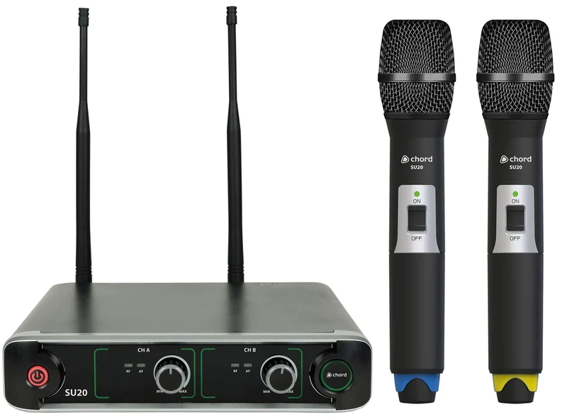 Chord | Dual UHF Handheld Microphone Set | 864.8 & 863.1