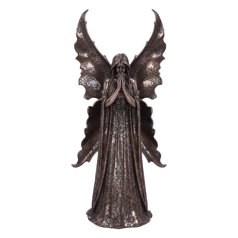 Nemesis Now Anne Stokes Only Love Remains Bronze Gothic Fairy Angel Figurine, 36cm