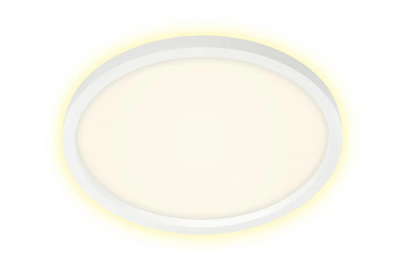 BRILONER Leuchten – LED Ceiling Light, Ceiling lamp with Backlight, 22 Watts, 3000 Lumens, 3000 Kelvin, White, Ø 42.5cm