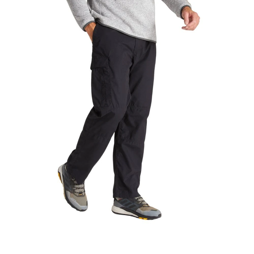 Craghoppers Men's Kiwi Classic Walking Trousers Relaxed Fit Hiking Pants Black 36"