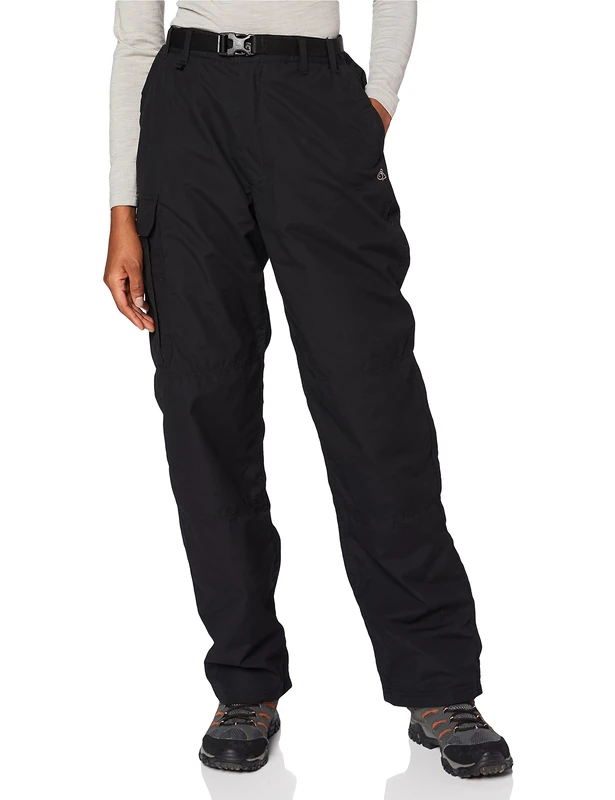Craghoppers Men's Kiwi Winter Lined Walking Trousers Black