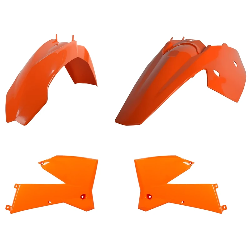 POLISPORT 90891 - Polisport Enduro Plastic Replica Kit for Those Looking for OEM Quality for KTM Motorcycles in Colour OEM