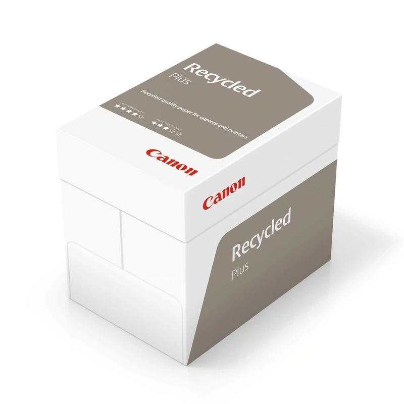 Canon Recycled Plus Enironmentally Friendly Sustainable A4 80gsm (5 x 500 Sheets) - Image 1