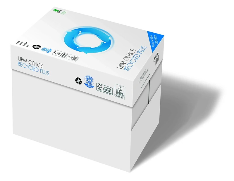 UPM Recycled Plus FSC Mill Branded Enironmentally Friendly Sustainable A3 80gsm (5 x 500 Sheets)