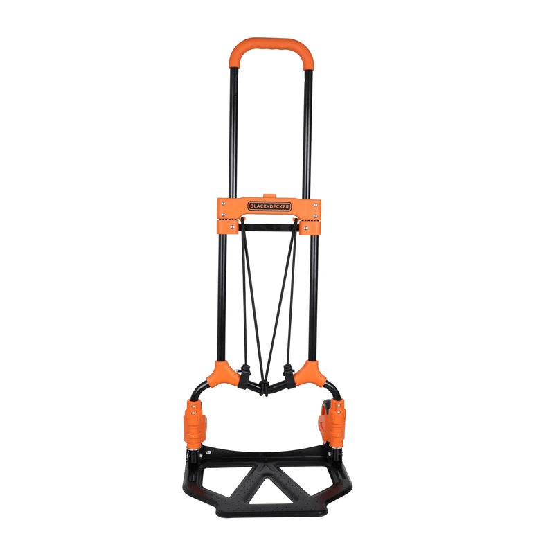 Black+Decker Folding Sack Truck Black Orange BXWT-H200 Black - Orange 65KG - Image 1
