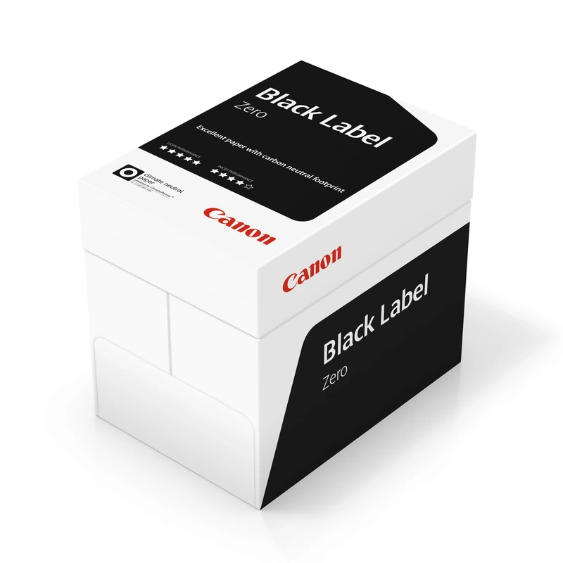 Canon Black Label Zero FSC Enironmentally Friendly Sustainable Carbon Neutral A3 75gsm (5 x 500 Sheets)
