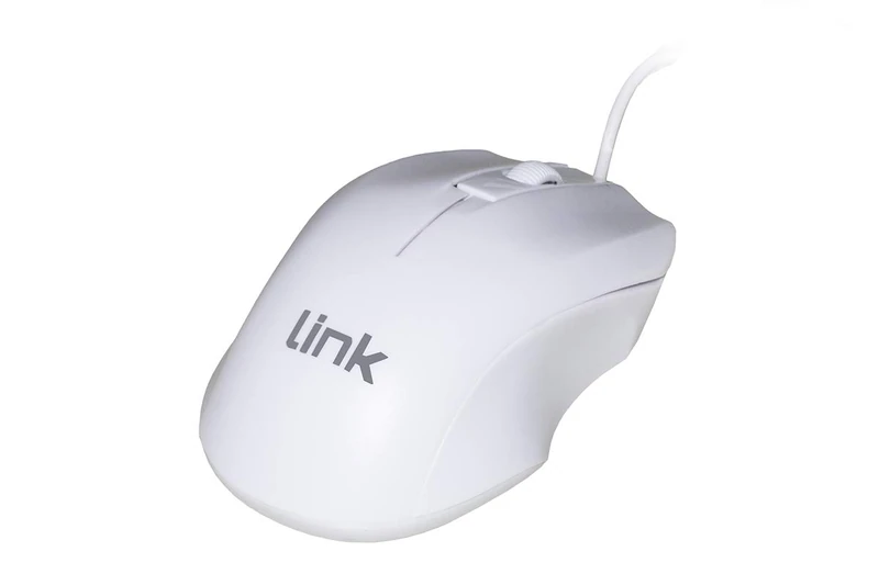 LINK USB MOUSE WHITE COLOR - Image 1
