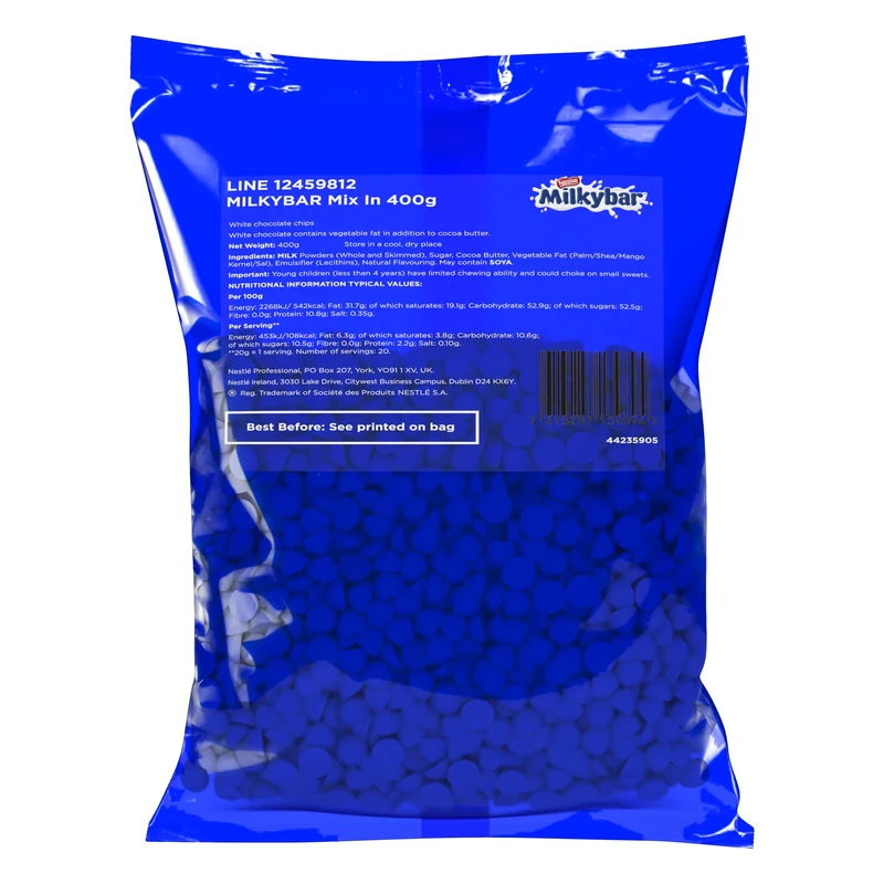 Milkybar Mix-In - Chocolate Pieces for Baking - 400g Pack