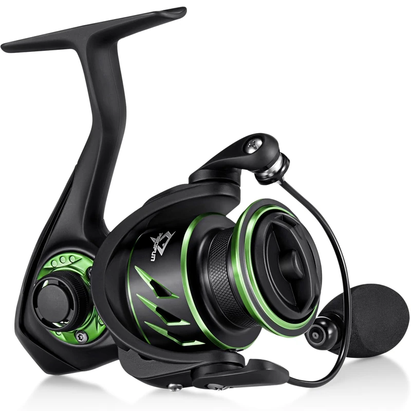 Piscifun Viper X Spinning Fishing Reel 500-5.2:1 High Speed Fishing Reel, 10+1BB, Lightweight Ultra Smooth Spin Reels, Carbon Fiber 33 LB Max Drag