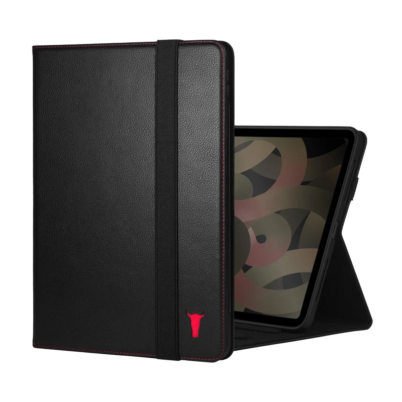 TORRO Case Compatible with iPad Air 11" M4 (2026), M3 (2025) & M2 (2024) and iPad Air 5th / 4th Gen - Leather Folio Cover, Stand, Apple Pencil Charging, Auto Wake/Sleep (Black)