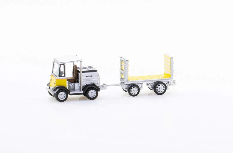 Arwci ACE 85008701 1/87 PTT Electric Tractor Nefag with Trailer TR-5047e kit, Model Building Accessories, Multicoloured - Image 1