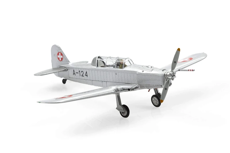 Arwci ACE 85001551 1/72 Pilatus P-2-05 A-124 Silver/Aluminium (1963) Die Cast, Collectors Models
