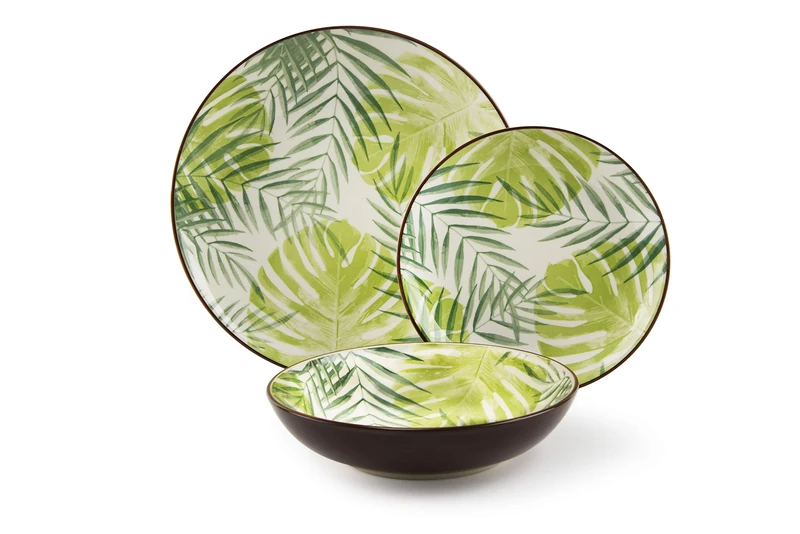 Excelsa Panama Dinner Set 18 Pieces, Stoneware - Image 1