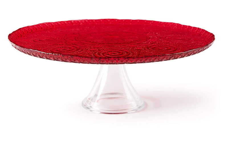 Cake Stand 31XH10 cm Red