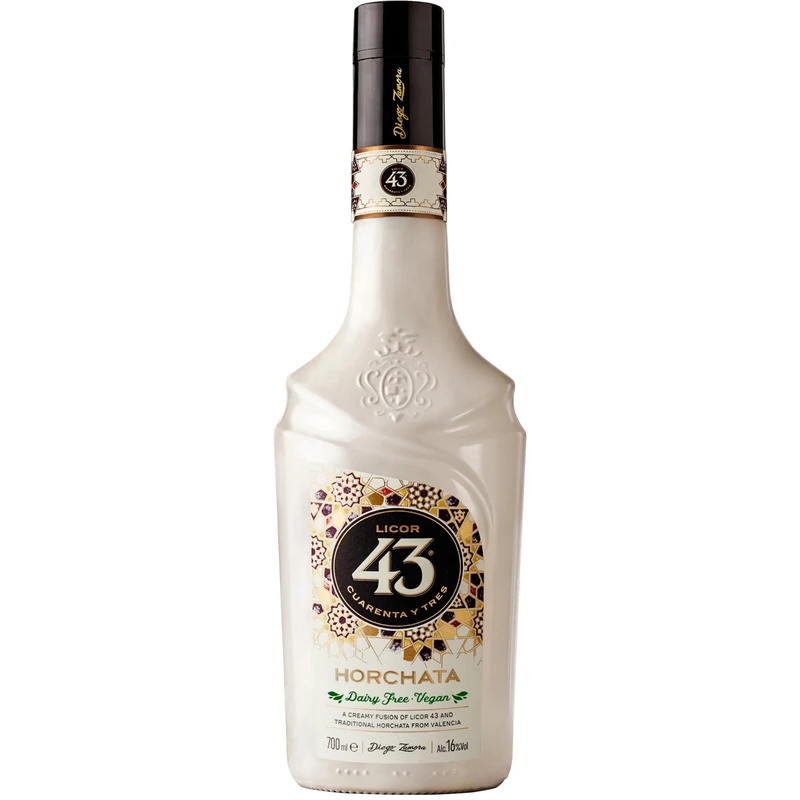 Licor 43 Horchata, Premium Cream Liqueur, 70cl, 16% ABV, Award Winning Premium Spanish Cream Liqueur, Made with a Secret Family Recipe, Suitable for Vegans