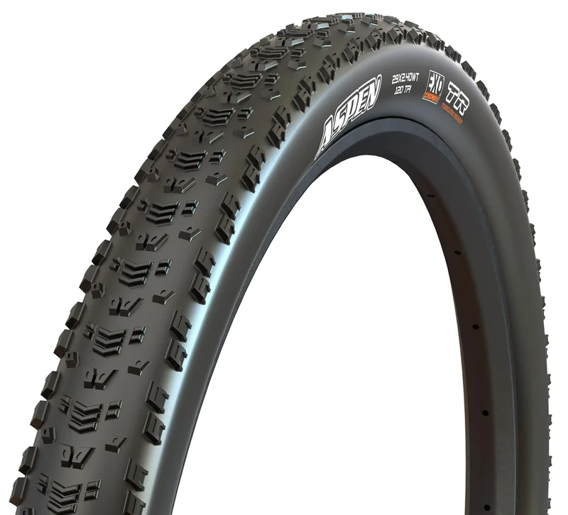 Maxxis Aspen 29x2.40 WT 120 TPI Folding Dual Compound EXO/TR tyre, TR3872, Black