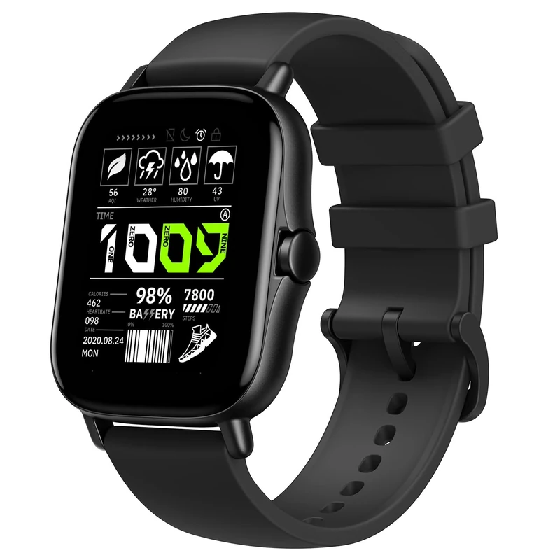 Amazfit GTS 2 4.19 cm (1.65") 43 mm AMOLED Black GPS (Satellite)