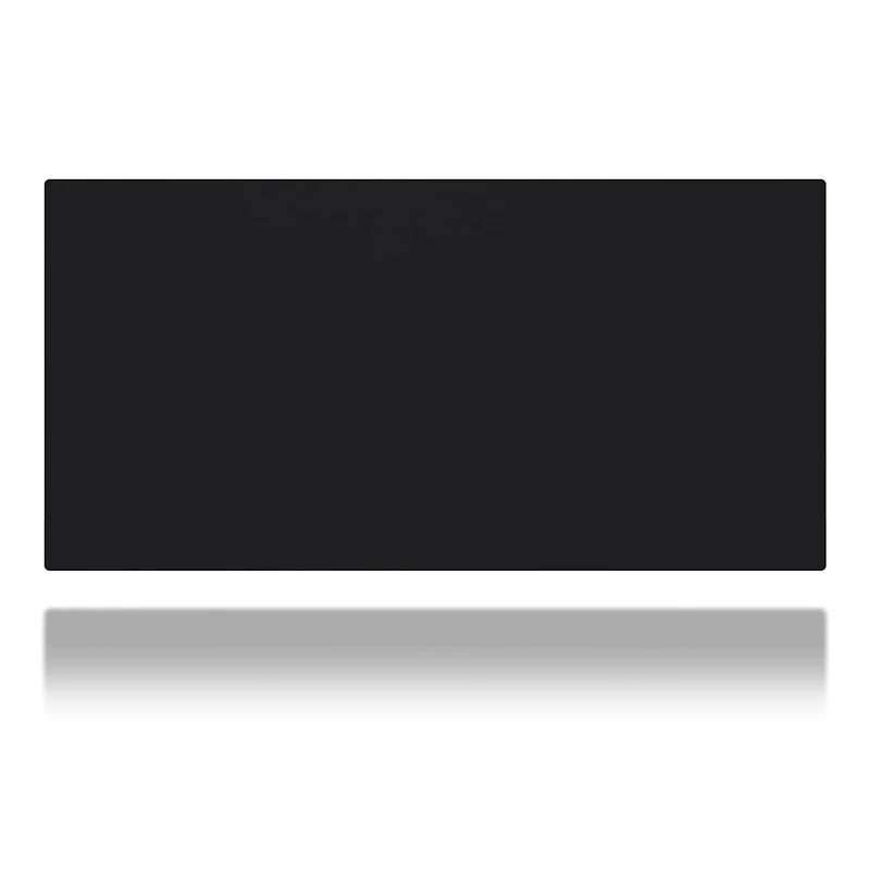 Mammoth Size Custom Professional Gaming Desk Mouse Pad - Anti Slip Rubber Base - Stitched Edges - Large Desk Mat - 72" x 36" x 0.16" (Mammoth, All Black/No Logo)