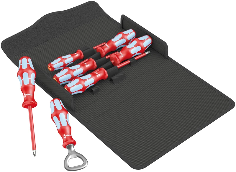 Wera VDE Stainless Screwdriver Kraftform 3100 i/7 Set 1, 7PC - 05022750001
