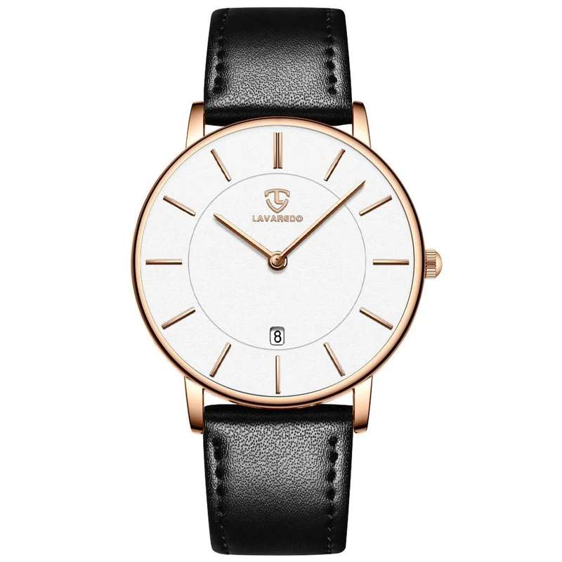 BEN NEVIS Ultra Thin Analog Quartz Watch - Leather Strap