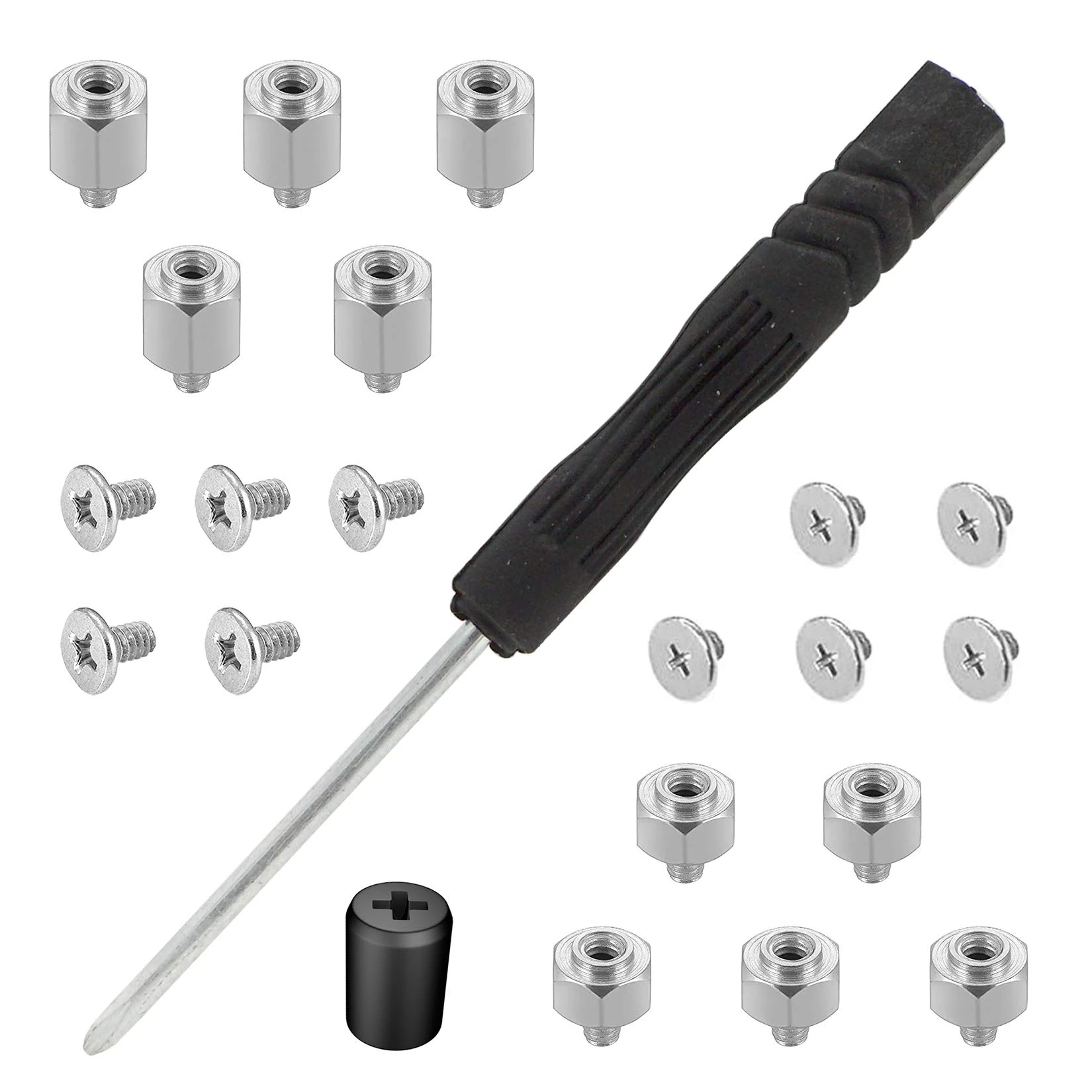 Akuoly PC Screws M.2 SSD NVMe Screws Set for ASUS Motherboard, 22 Pieces