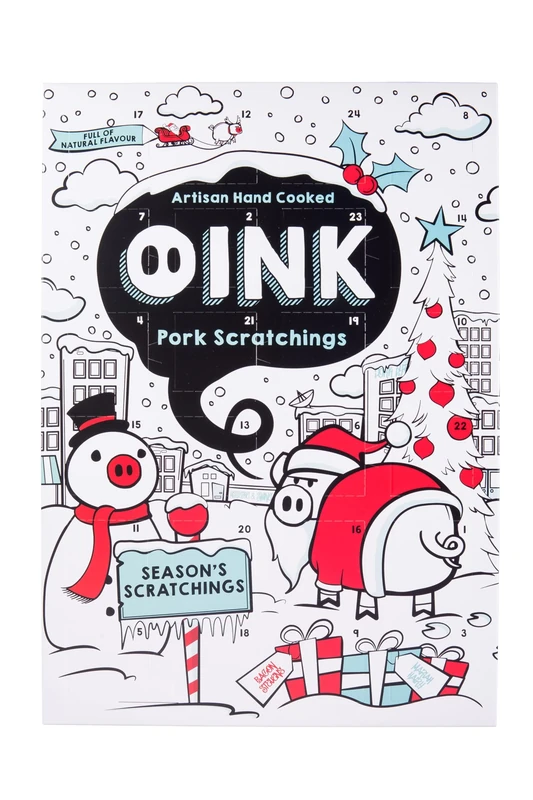 Oink Snack Pork Scratching Advent Calendar