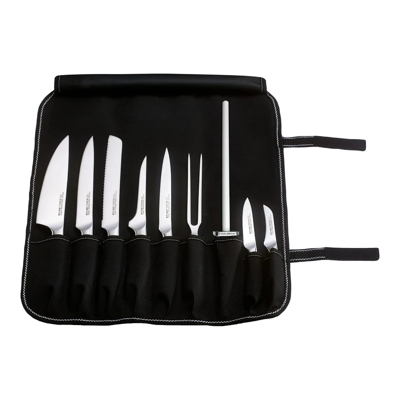 Rockingham Forge Equilibrium Professional Chef’s Knife Set – Contains 9 Kitchen Knives/Utensils and 1 Knife Case, CS-1502/10