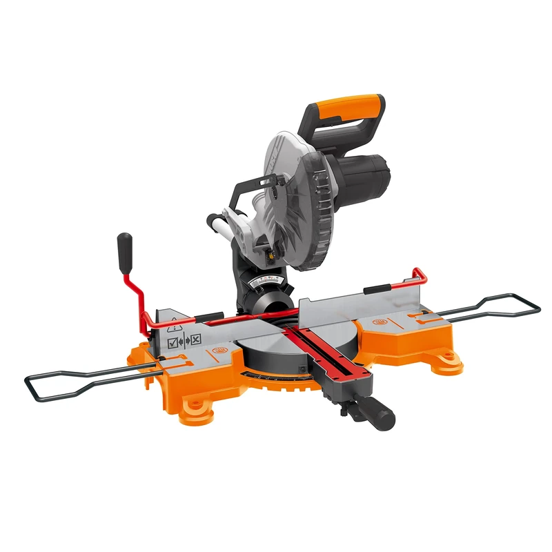 20V Worx Mitre Machine | PowerShare | WX845.9 - No Battery, No Charger | Progressive Start, Clamp System, Laser Cut Guide, Electric Brake
