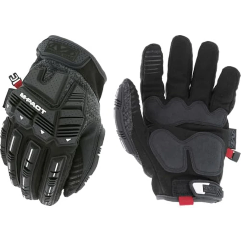 Mechanix Wear ColdWork M-Pact Impact Resistant Safety Winter Work Gloves (Large, Black/Grey)