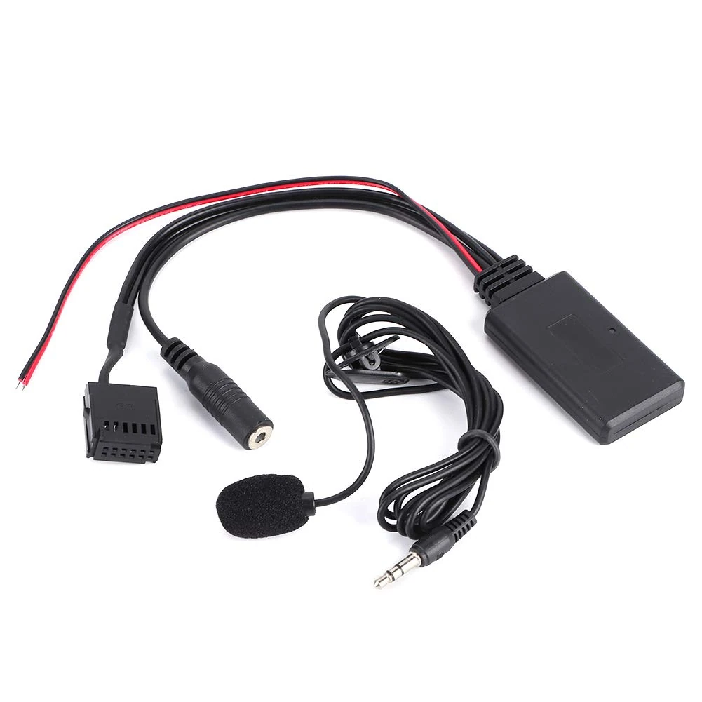 6000cd Bluetooth Adapter, AUX Module Car AUX-IN Cable With Microphone Handsfree Calling Fit for Focus Mondeo C- Fusion Transit